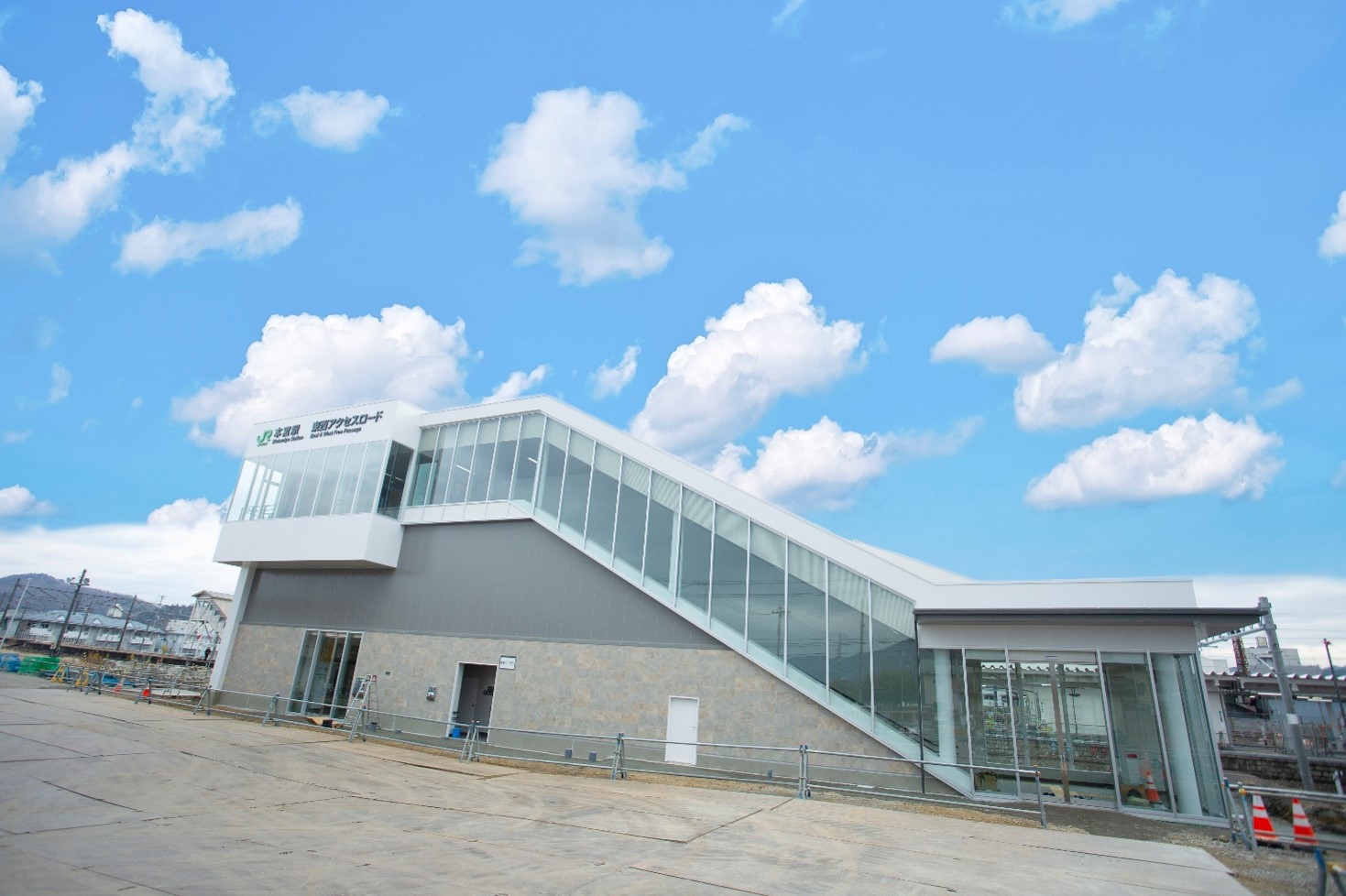 東北本線本宮駅本屋東西自由通路他